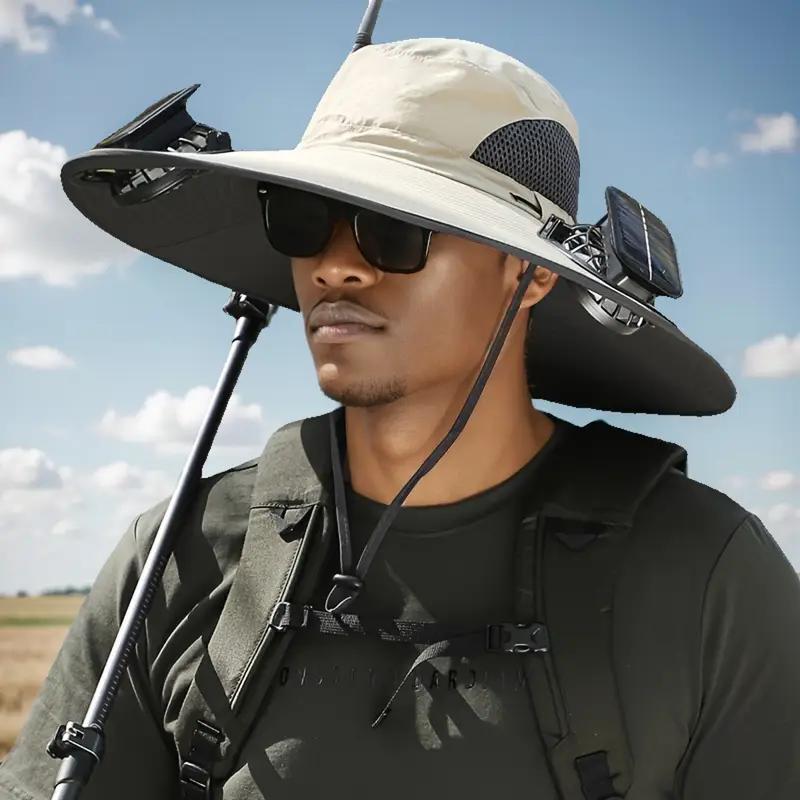 Hat With Fan For Camping