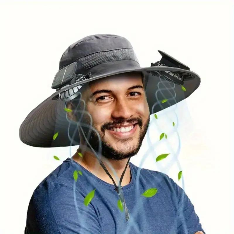 Hat With Fan For Camping