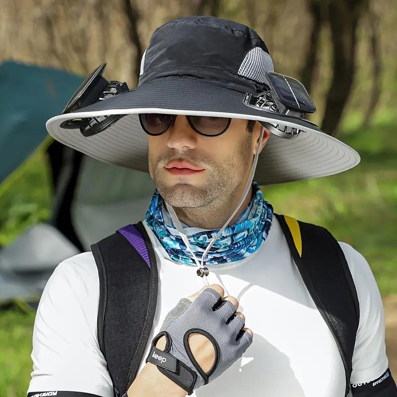 Hat With Fan For Camping
